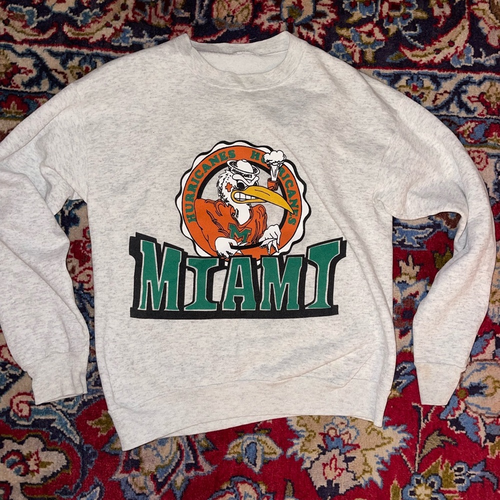 Vintage Hurricanes Miami 90s Sweatshirt